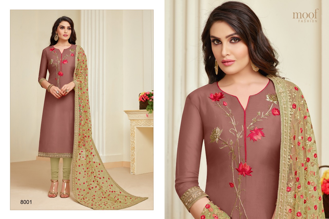 Princess Vol-3 By Moof Fashion 8001 To 8007 Series Beautiful Suits Stylish Fancy Colorful Casual Wear & Ethnic Wear Collection Upada Silk Dresses At Wholesale Price