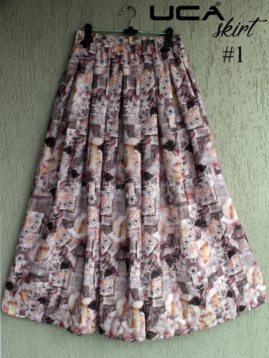 Printed Skirt Vol-2 By Uca 1 To 20 Series Beautiful Colorful Stylish Fancy Casual Wear & Ethnic Wear & Ready To Wear Crepe Georgette Printed Skirts At Wholesale Price