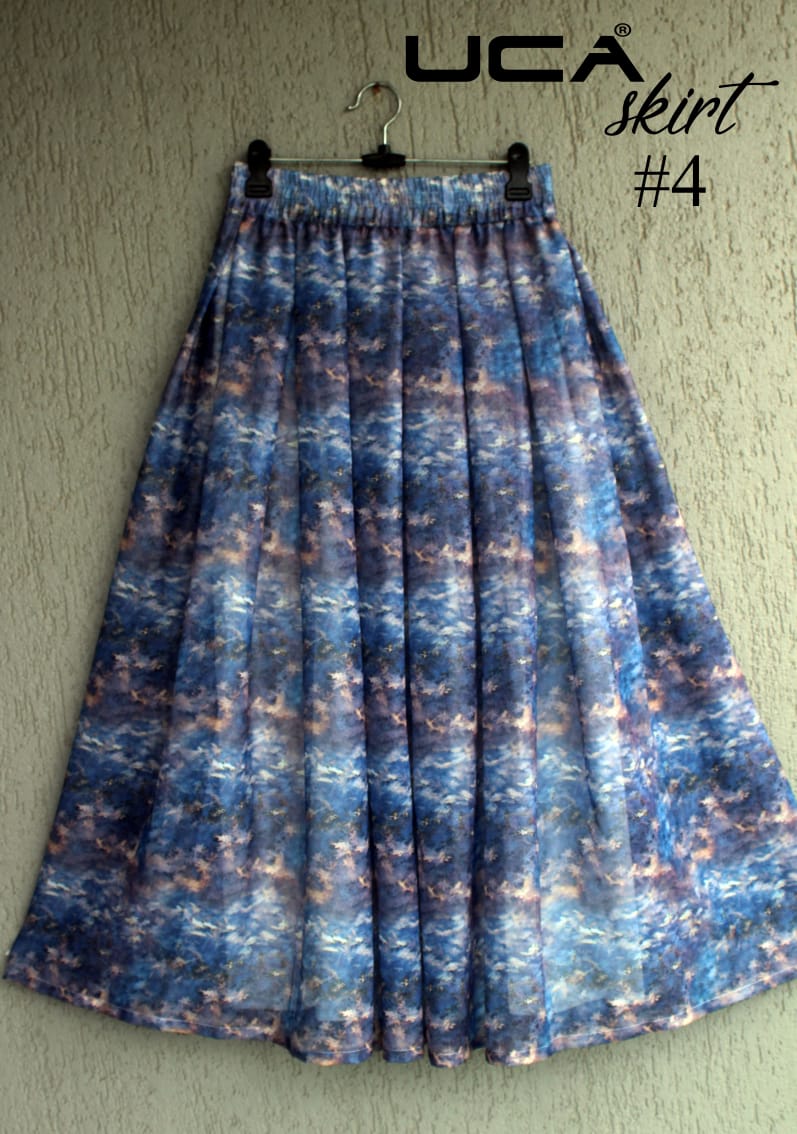 Printed Skirt Vol-2 By Uca 1 To 20 Series Beautiful Colorful Stylish Fancy Casual Wear & Ethnic Wear & Ready To Wear Crepe Georgette Printed Skirts At Wholesale Price