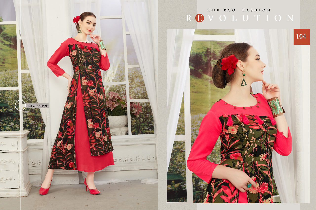 Prisha Vol-1 By Kajri Style 101 To 106 Series Beautiful Stylish Fancy Colorful Casual Wear & Ethnic Wear & Ready To Wear Rayon Dyed Kurtis At Wholesale Price