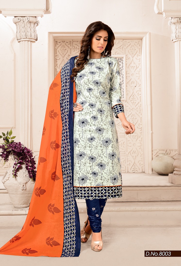Priyakala Vol-8 By Shree Meenaxi Cotton 8001 To 8012 Series Beautiful Suits Stylish Fancy Colorful Casual Wear & Ethnic Wear Cotton Printed Dresses At Wholesale Price