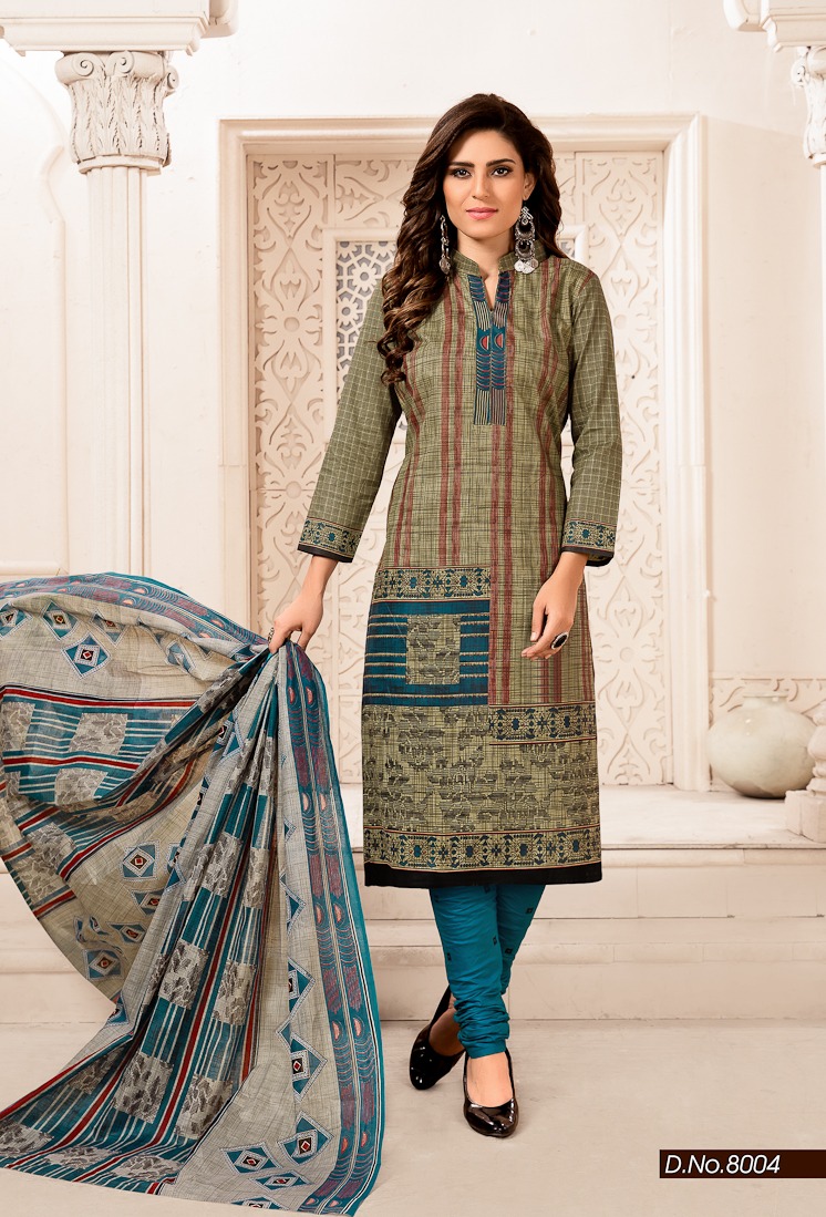 Priyakala Vol-8 By Shree Meenaxi Cotton 8001 To 8012 Series Beautiful Suits Stylish Fancy Colorful Casual Wear & Ethnic Wear Cotton Printed Dresses At Wholesale Price