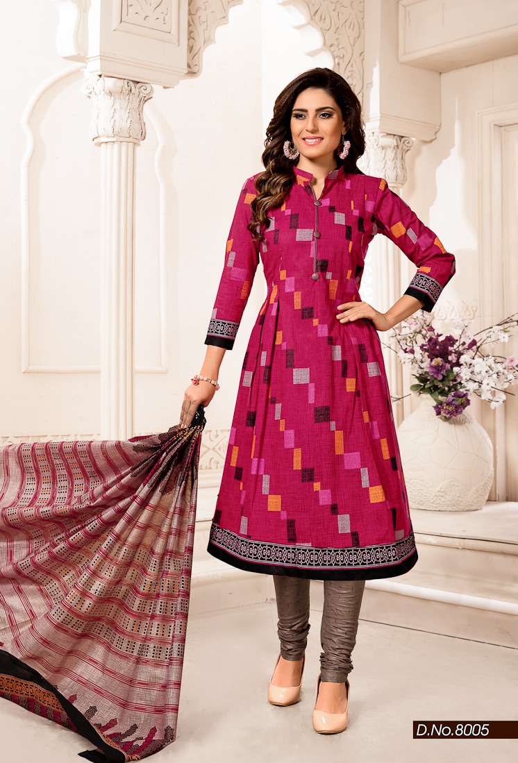 Priyakala Vol-8 By Shree Meenaxi Cotton 8001 To 8012 Series Beautiful Suits Stylish Fancy Colorful Casual Wear & Ethnic Wear Cotton Printed Dresses At Wholesale Price