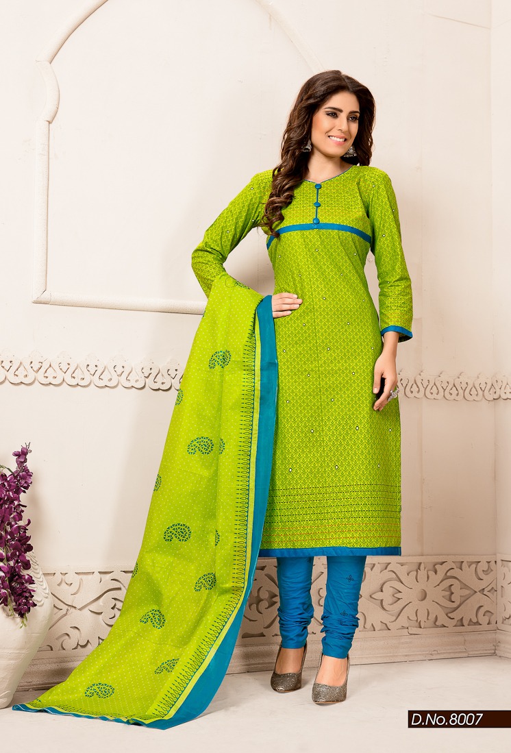 Priyakala Vol-8 By Shree Meenaxi Cotton 8001 To 8012 Series Beautiful Suits Stylish Fancy Colorful Casual Wear & Ethnic Wear Cotton Printed Dresses At Wholesale Price