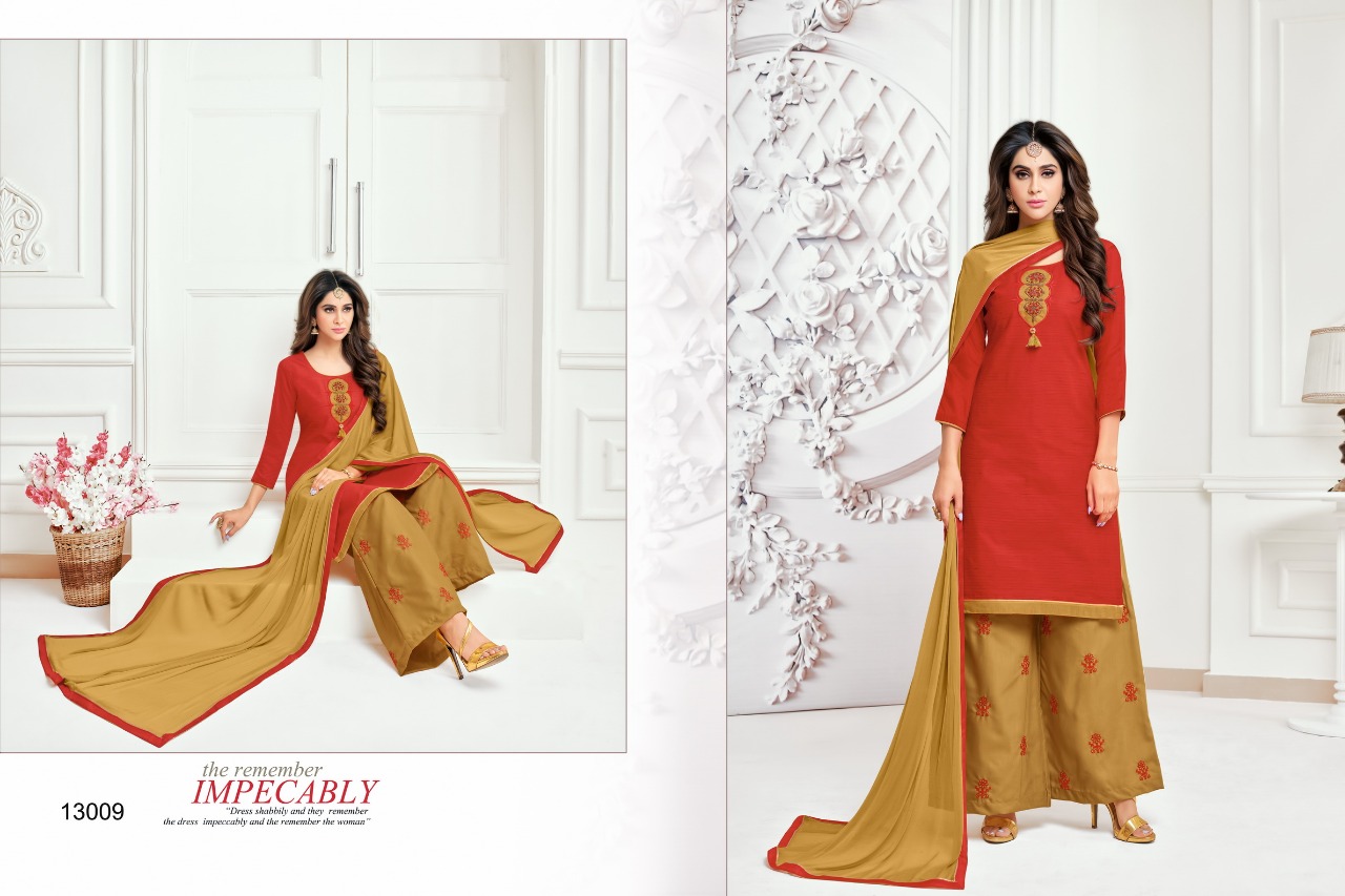Punjabi Patiyala By Kapil Tex 13001 To 13012 Series Indian Traditional Wear Collection Beautiful Stylish Fancy Colorful Party Wear & Occasional Wear Cotton Slub Dresses At Wholesale Price