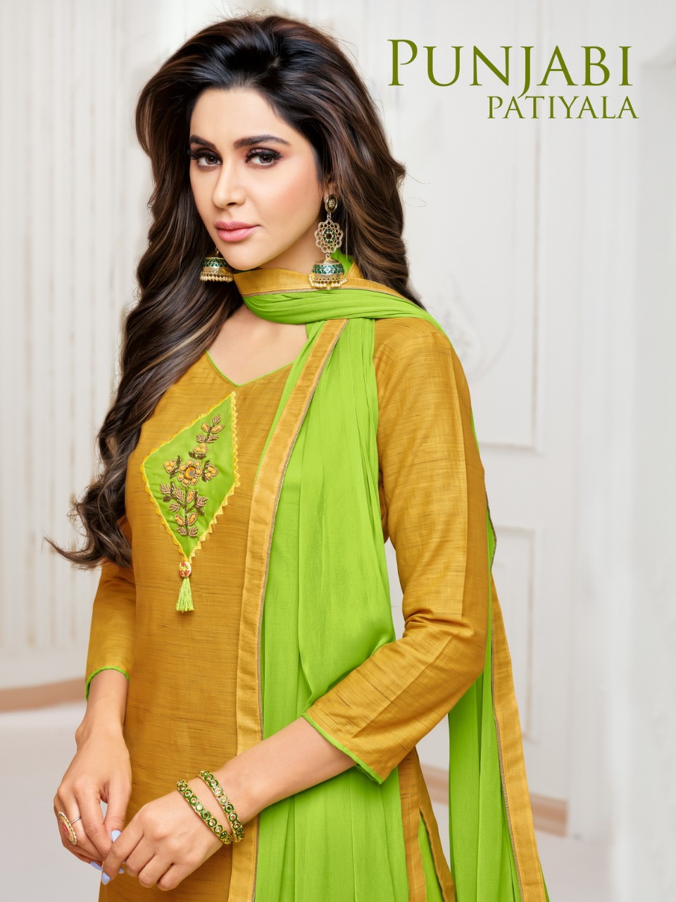 Punjabi Patiyala By Kapil Tex 13001 To 13012 Series Indian Traditional Wear Collection Beautiful Stylish Fancy Colorful Party Wear & Occasional Wear Cotton Slub Dresses At Wholesale Price