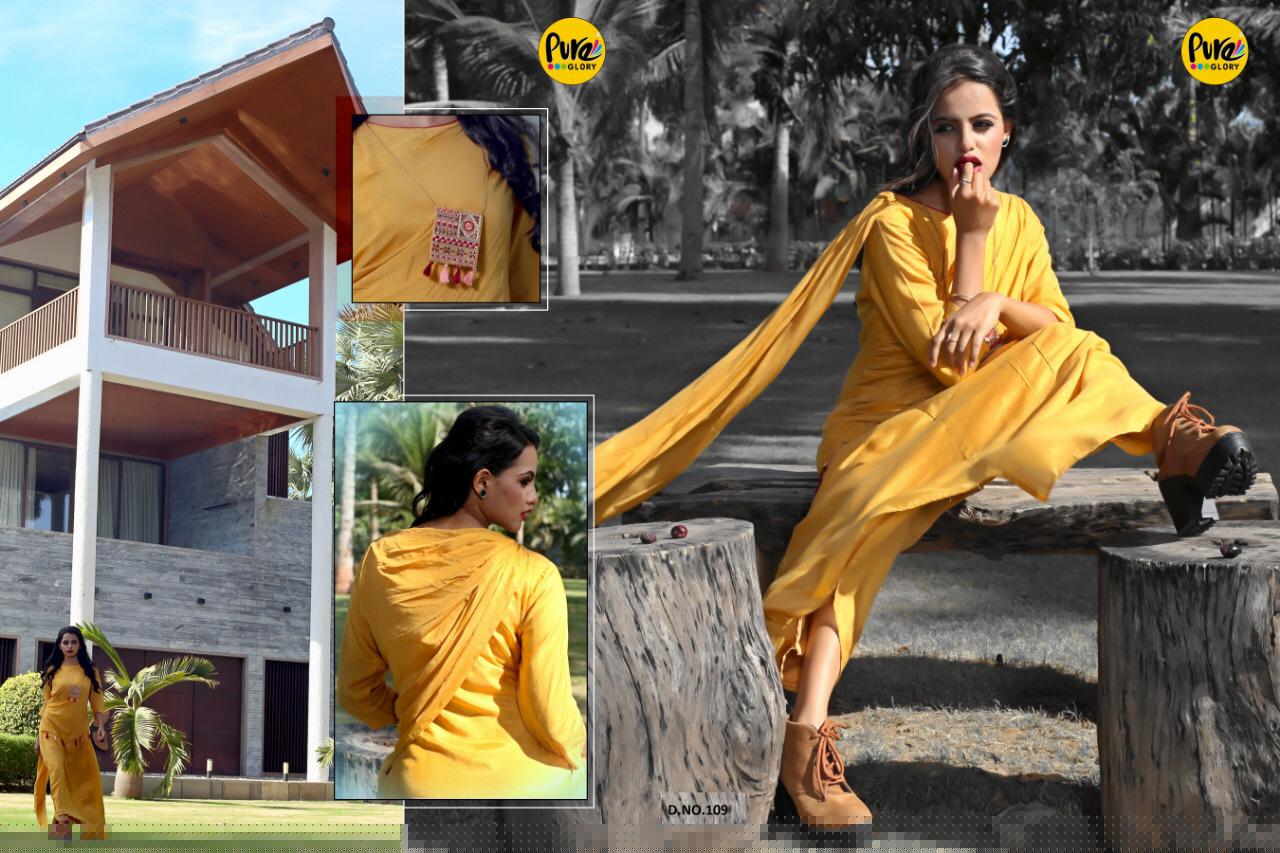 Pure Vol-1 By Glory Indian Traditional Wear Collection Beautiful Stylish Fancy Colorful Party Wear & Occasional Wear Pure Cotton Khadi Printed Kurtis At Wholesale Price