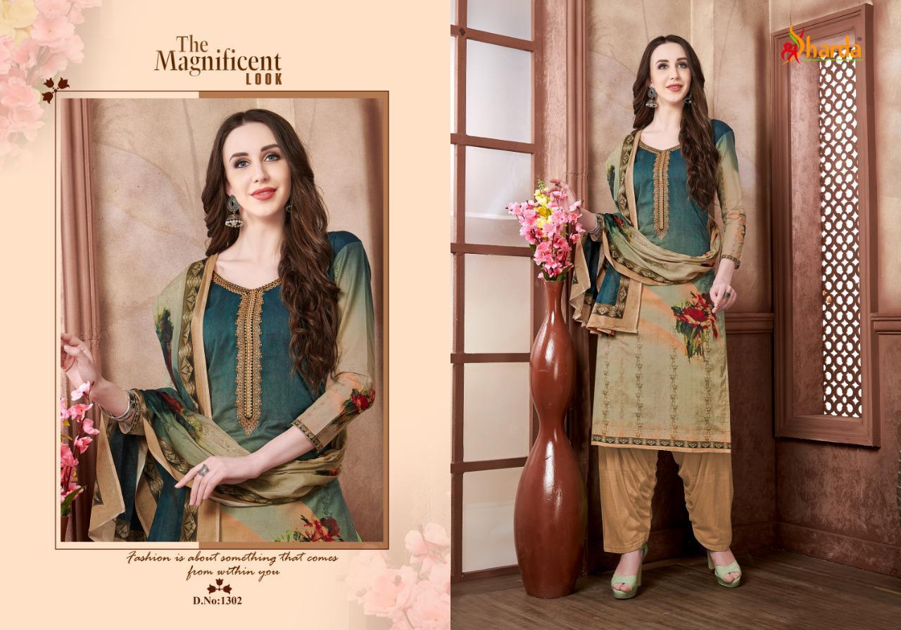 Queen Vol-13 By Sharda 1301 To 1308 Series Beautiful Suits Stylish Fancy Colorful Casual Wear & Ethnic Wear Pure Lawn Digital Printed Dresses At Wholesale Price
