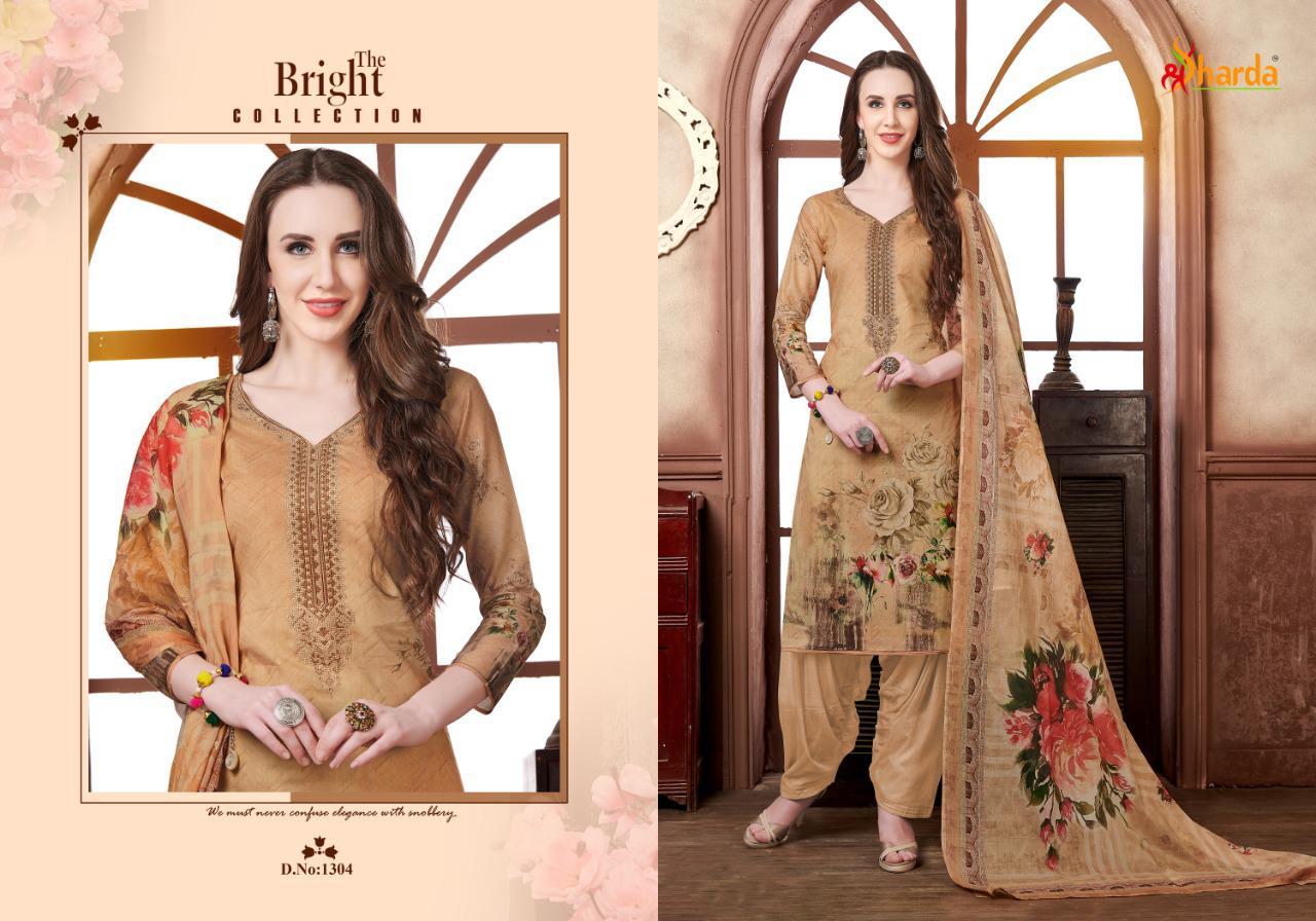Queen Vol-13 By Sharda 1301 To 1308 Series Beautiful Suits Stylish Fancy Colorful Casual Wear & Ethnic Wear Pure Lawn Digital Printed Dresses At Wholesale Price