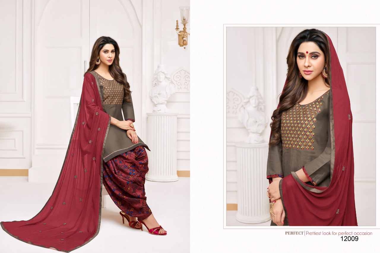 Queen Vol-3 By Kapil Tex 12001 To 12012 Series Indian Traditional Wear Collection Beautiful Stylish Fancy Colorful Party Wear & Occasional Wear Cotton Slub Dresses At Wholesale Price