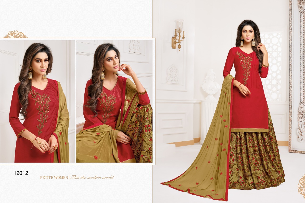 Queen Vol-3 By Kapil Tex 12001 To 12012 Series Indian Traditional Wear Collection Beautiful Stylish Fancy Colorful Party Wear & Occasional Wear Cotton Slub Dresses At Wholesale Price