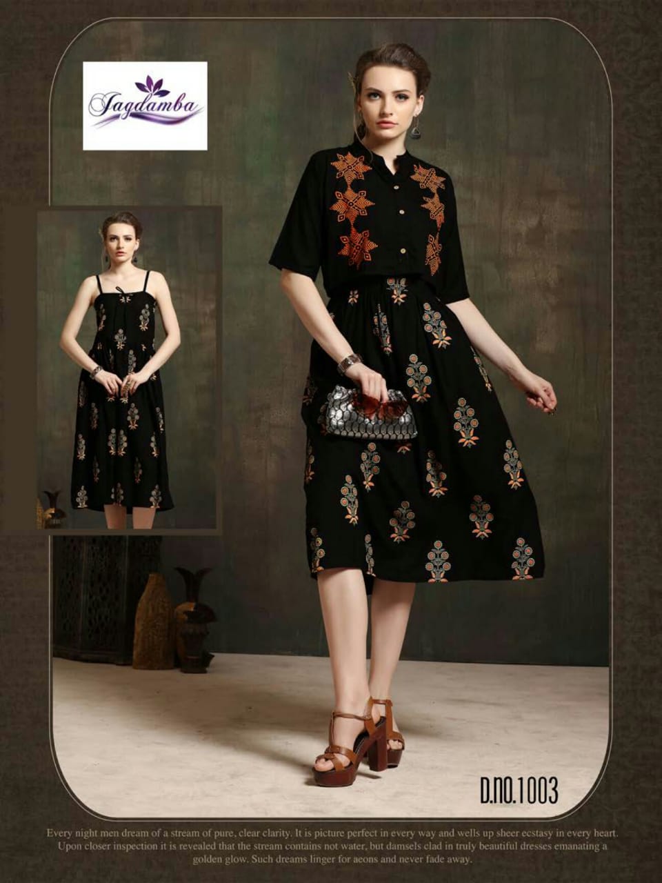 Queen By Jagdamba 1001 To 1008 Series Stylish Fancy Beautiful Colorful Casual Wear & Ethnic Wear Rayon Printed Kurtis At Wholesale Price