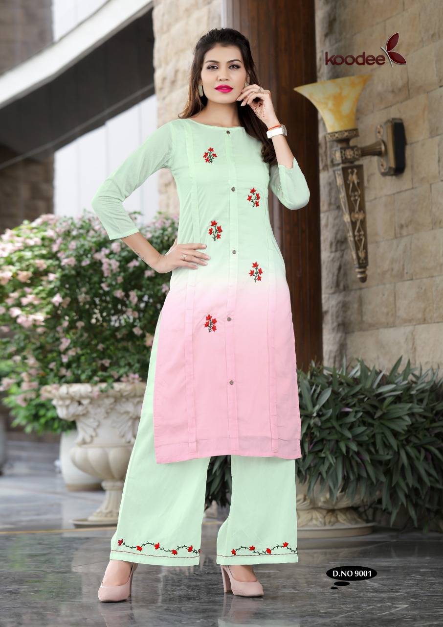 Queen By Koodee 9001 To 9004 Series Beautiful Colorful Stylish Fancy Casual Wear & Ethnic Wear & Ready To Wear Heavy Shaded Heavy Mal Cotton With Full Inner Kurtis At Wholesale Price