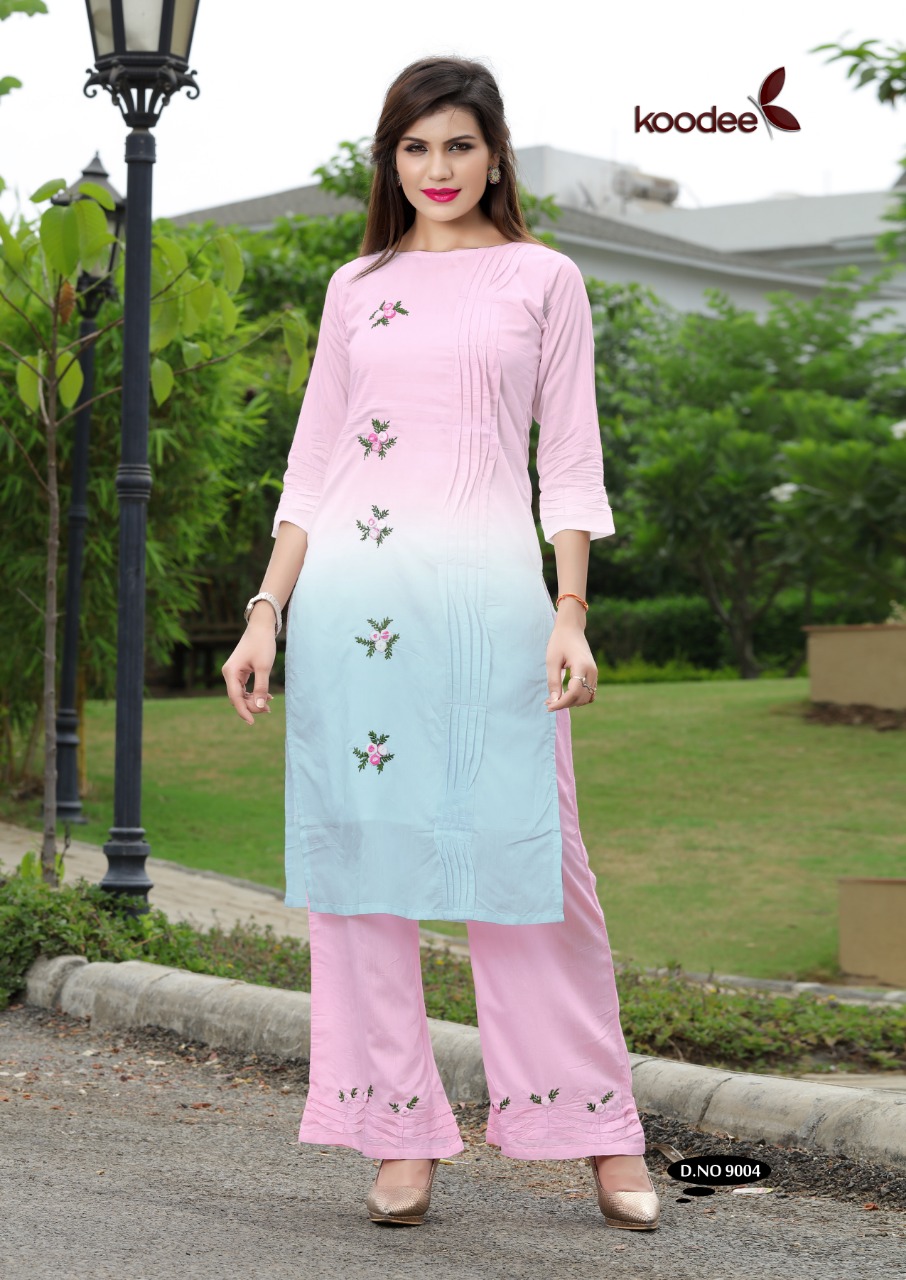 Queen By Koodee 9001 To 9004 Series Beautiful Colorful Stylish Fancy Casual Wear & Ethnic Wear & Ready To Wear Heavy Shaded Heavy Mal Cotton With Full Inner Kurtis At Wholesale Price