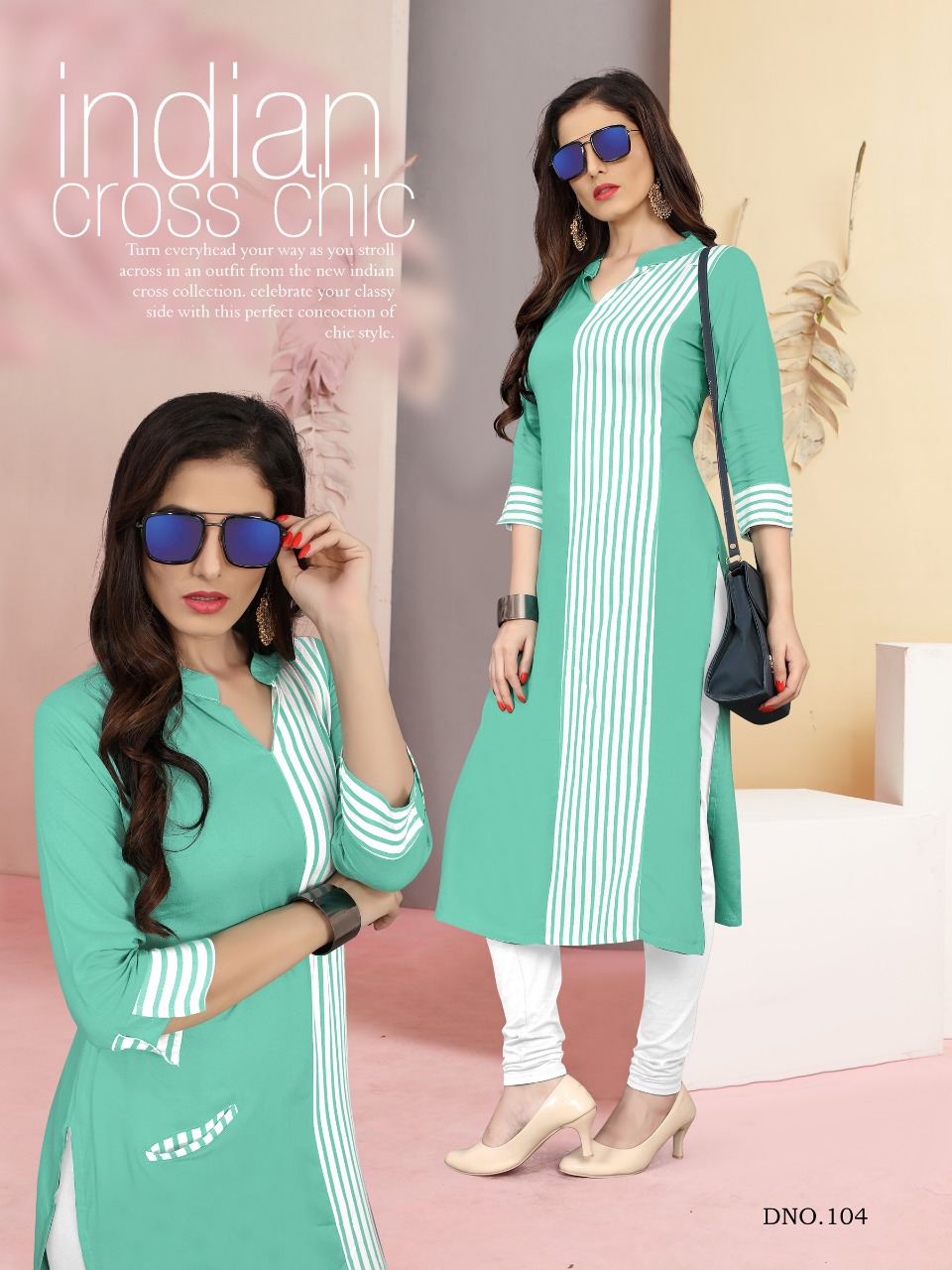 Queen By Liyaz Creation 101 To 104 Series Stylish Fancy Beautiful Colorful Casual Wear & Ethnic Wear Heavy Rayon With Print Kurtis At Wholesale Price
