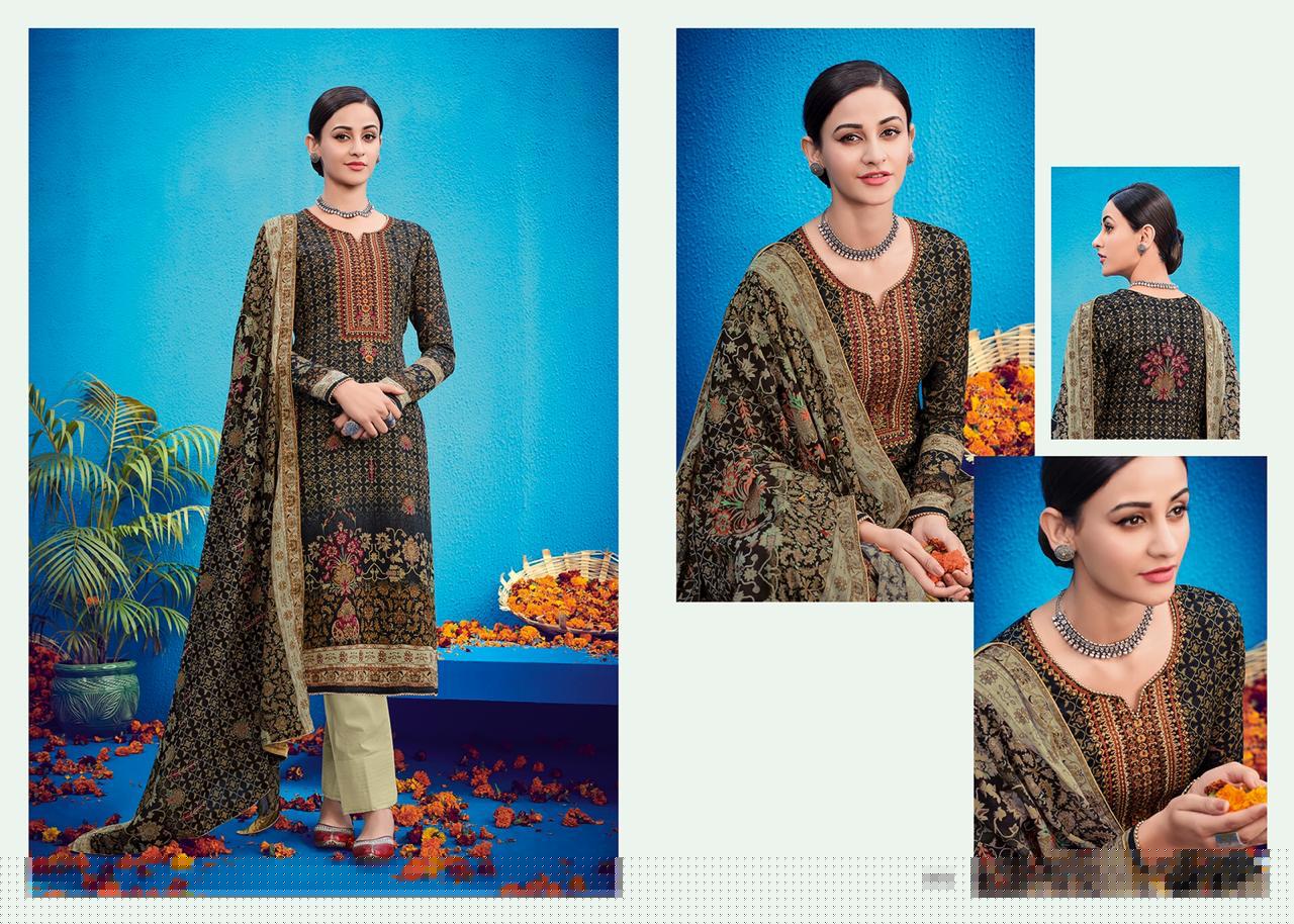 Raas By House Of Lawn 501 To 510series Designer Suits Wedding Collection Colorful Stylish Beautiful Party Wear & Occasional Wear Jam Satin Embroidered Dresses At Wholesale Price