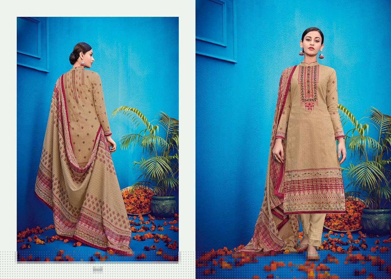 Raas By House Of Lawn 501 To 510series Designer Suits Wedding Collection Colorful Stylish Beautiful Party Wear & Occasional Wear Jam Satin Embroidered Dresses At Wholesale Price