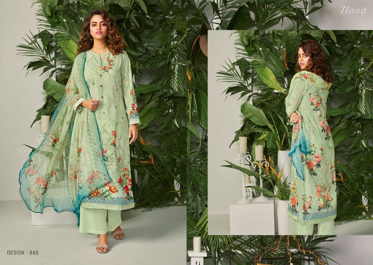 Rabia By Itrana Beautiful Suits Colorful Stylish Fancy Colorful Casual Wear & Ethnic Wear Cambric Embroidery Front Digital Print With Cambric Back Sleeve Digital Printed Dresses At Wholesale Price