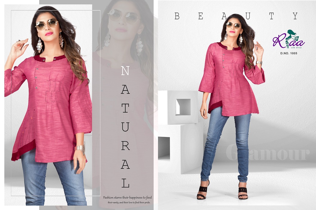 Radha By Riaa Lifestyle 1001 To 1008 Series Beautiful Colorful Stylish Fancy Casual Wear & Ethnic Wear & Ready To Wear Khadi Rayon Embroidered Kurtis At Wholesale Price