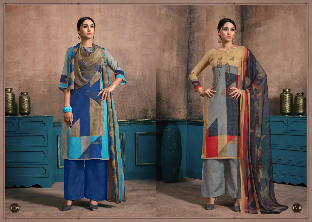 Ragini By Aaa Designer 1301 To 1312 Series Beautiful Pakistani Suits Colorful Stylish Fancy Casual Wear & Ethnic Wear Cotton Slub Print Dresses At Wholesale Price
