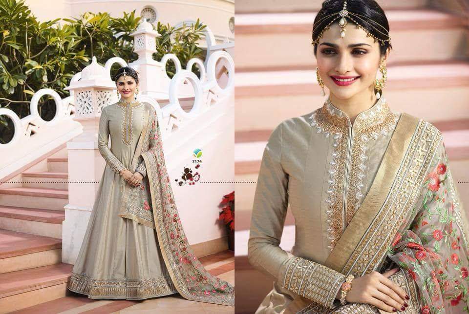 Raj Mahal By Vinay Fashion 7171 To 7178 Series Designer Anarkali Suits Wedding Collection Beautiful Stylish Fancy Colorful Party Wear & Occasional Wear Silk/ Georgette Dresses At Wholesale Price
