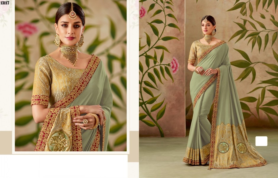 Rajrani By Mahotsav Creation 13104 To 13118 Series Indian Designer Traditional Wear Collection Beautiful Stylish Fancy Colorful Party Wear & Occasional Wear Silk Sarees At Wholesale Price