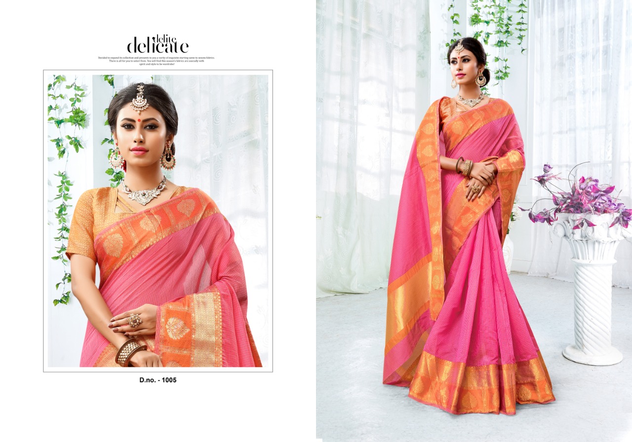 Rajyog By Adarsh Prints 1001 To 1012 Series Indian Traditional Wear Collection Beautiful Stylish Fancy Colorful Party Wear & Occasional Wear Kota Doriya Sarees At Wholesale Price