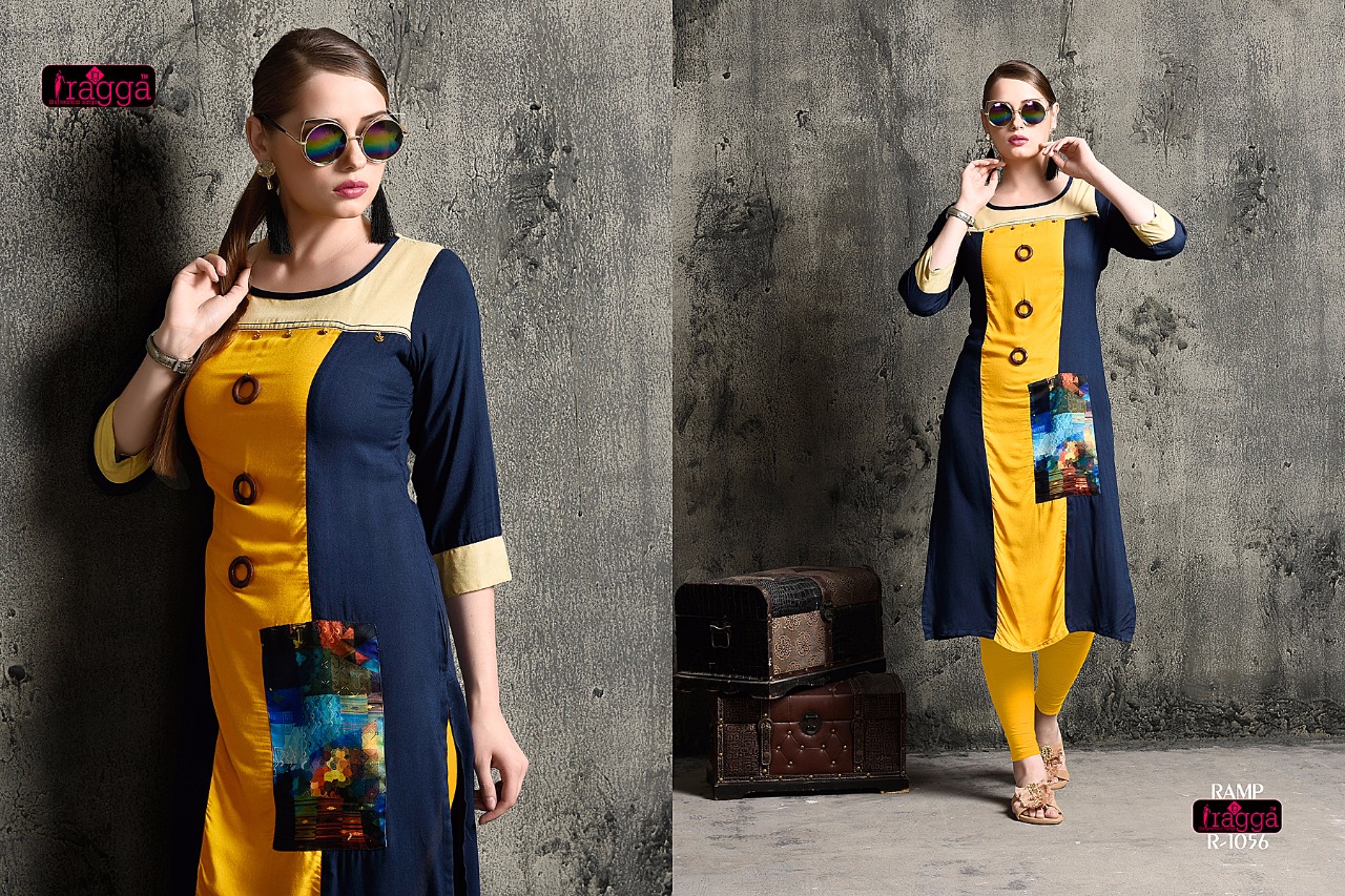Ramp By Ragga 1055 To 1064 Series Beautiful Stylish Fancy Colorful Casual Wear & Ethnic Wear & Ready To Wear Rayon Cotton Kurtis At Wholesale Price