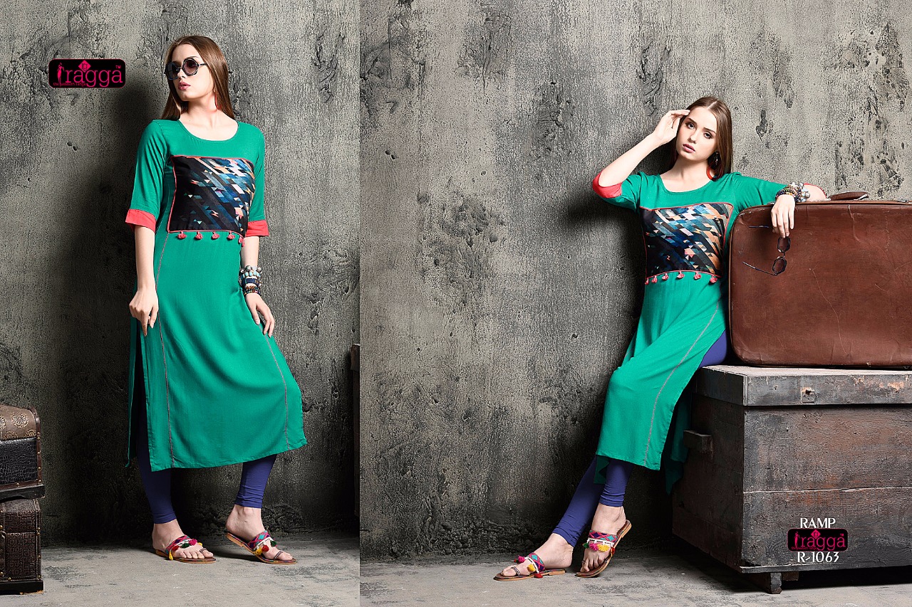 Ramp By Ragga 1055 To 1064 Series Beautiful Stylish Fancy Colorful Casual Wear & Ethnic Wear & Ready To Wear Rayon Cotton Kurtis At Wholesale Price