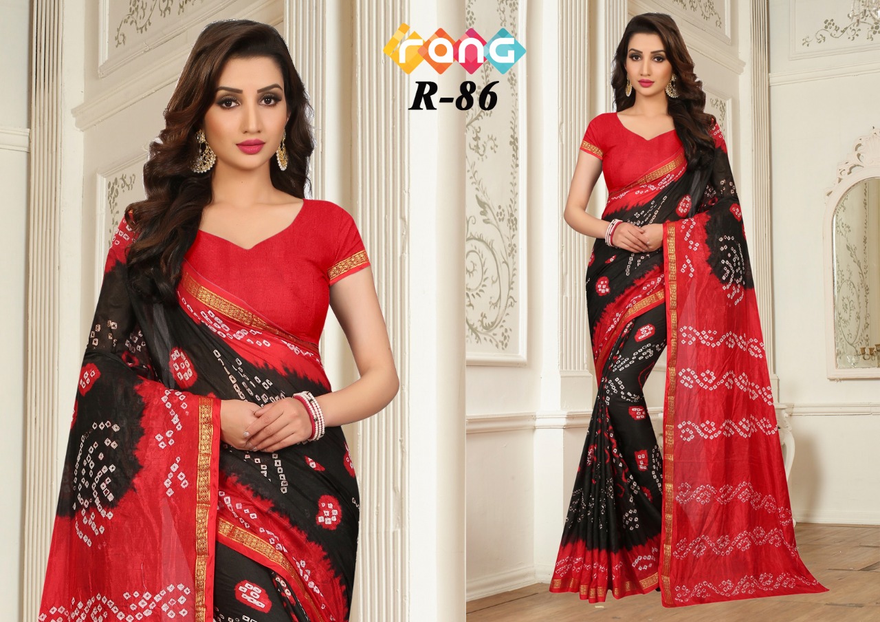 Rang Vol-14 By Fashid Wholesale 82 To 88 Series Indian Traditional Wear Collection Beautiful Stylish Fancy Colorful Party Wear & Occasional Wear Handicraft Bandhani Sarees At Wholesale Price