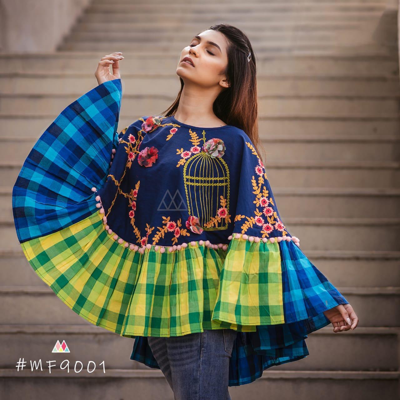 Rangeela Re By Mesmora 9000 To 9009 Series Kedia Collection Beutifil Festive Collection Colorful Stylish Fancy Party Wear & Festive Wear Khadi With Work Pants/ Tops At Wholesale Price