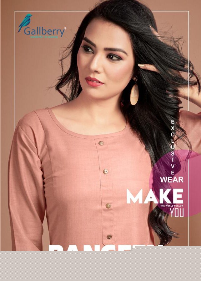 Rangeen By Gallberry 1001 To 1007 Series Stylish Fancy Beautiful Colorful Casual Wear & Ethnic Wear Cotton Slub Printed Kurtis At Wholesale Price
