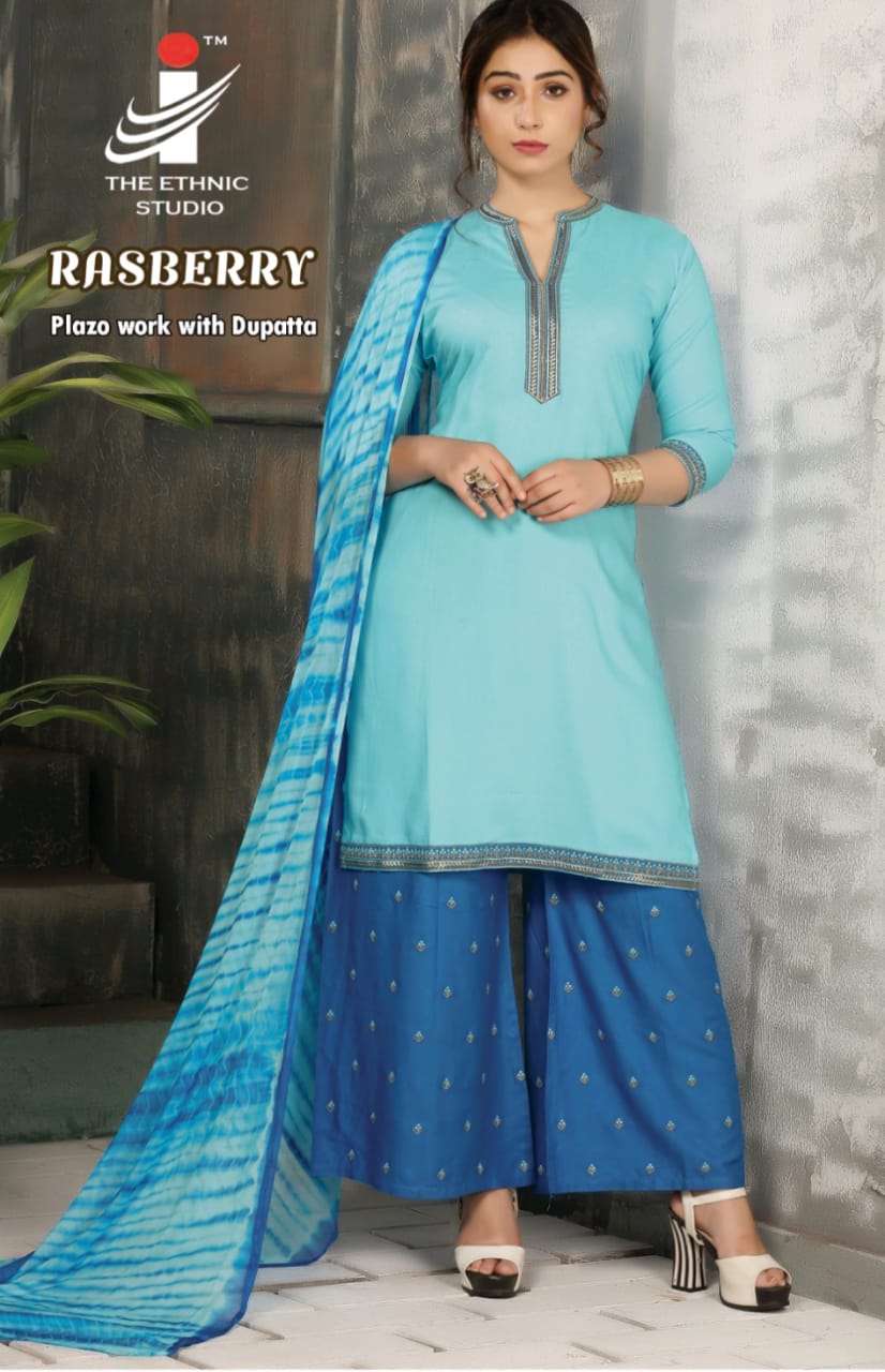 Rasberry By The Ethnic Studio 01 To 08 Series Beautiful Stylish Fancy Colorful Casual Wear & Ethnic Wear & Ready To Wear Heavy Rayon With Embroidery Kurtis At Wholesale Price
