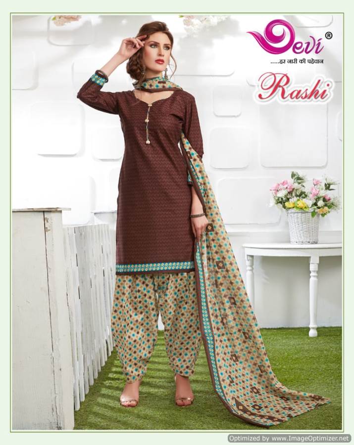 Rashi Vol-6 By Devi 6001 To 6012 Series Indian Traditional Wear Collection Beautiful Stylish Fancy Colorful Party Wear & Occasional Wear Cotton Printed Dress At Wholesale Price