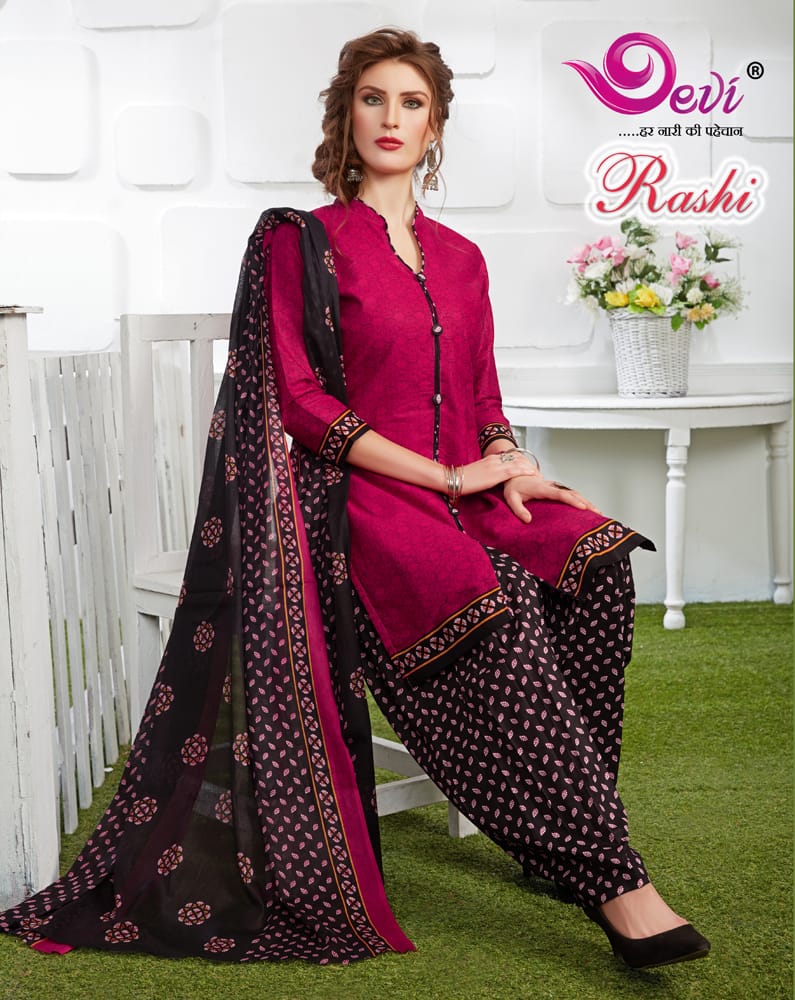 Rashi Vol-6 By Devi 6001 To 6012 Series Indian Traditional Wear Collection Beautiful Stylish Fancy Colorful Party Wear & Occasional Wear Cotton Printed Dress At Wholesale Price