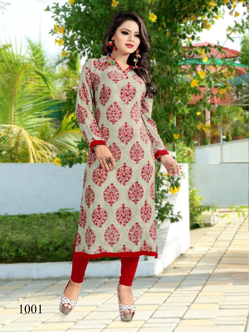 Rashika Vol-3 By Fashion Khoj 1001 To 1006 Series Beautiful Stylish Fancy Colorful Collection Casual Wear & Ethnic Wear Heavy Rayon Printed Kurtis At Wholesale Price