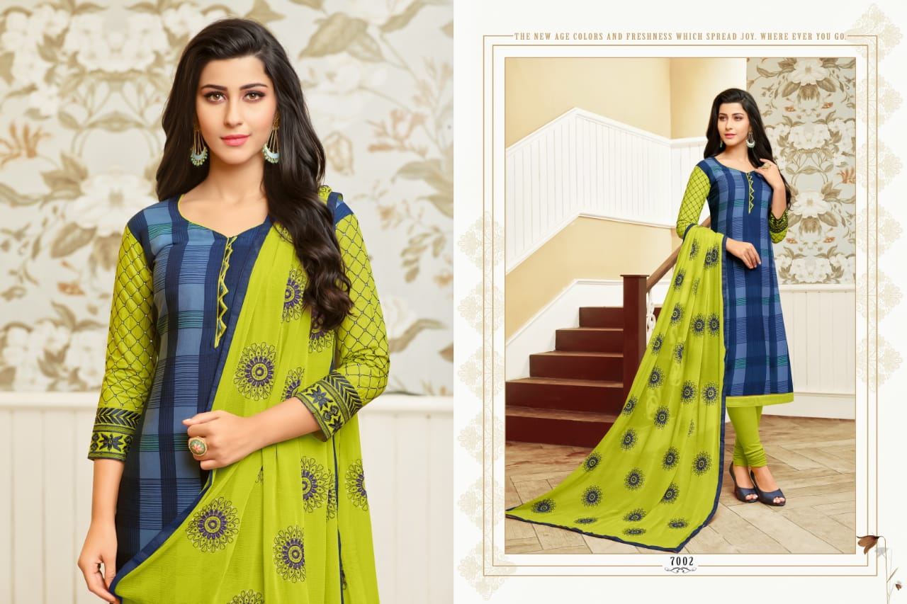 Ray Rayon Vol-5 By Rr Fashion 7001 To 7014 Series Beautiful Suits Stylish Fancy Colorful Casual Wear & Ethnic Wear Rayon & Cotton Dresses At Wholesale Price