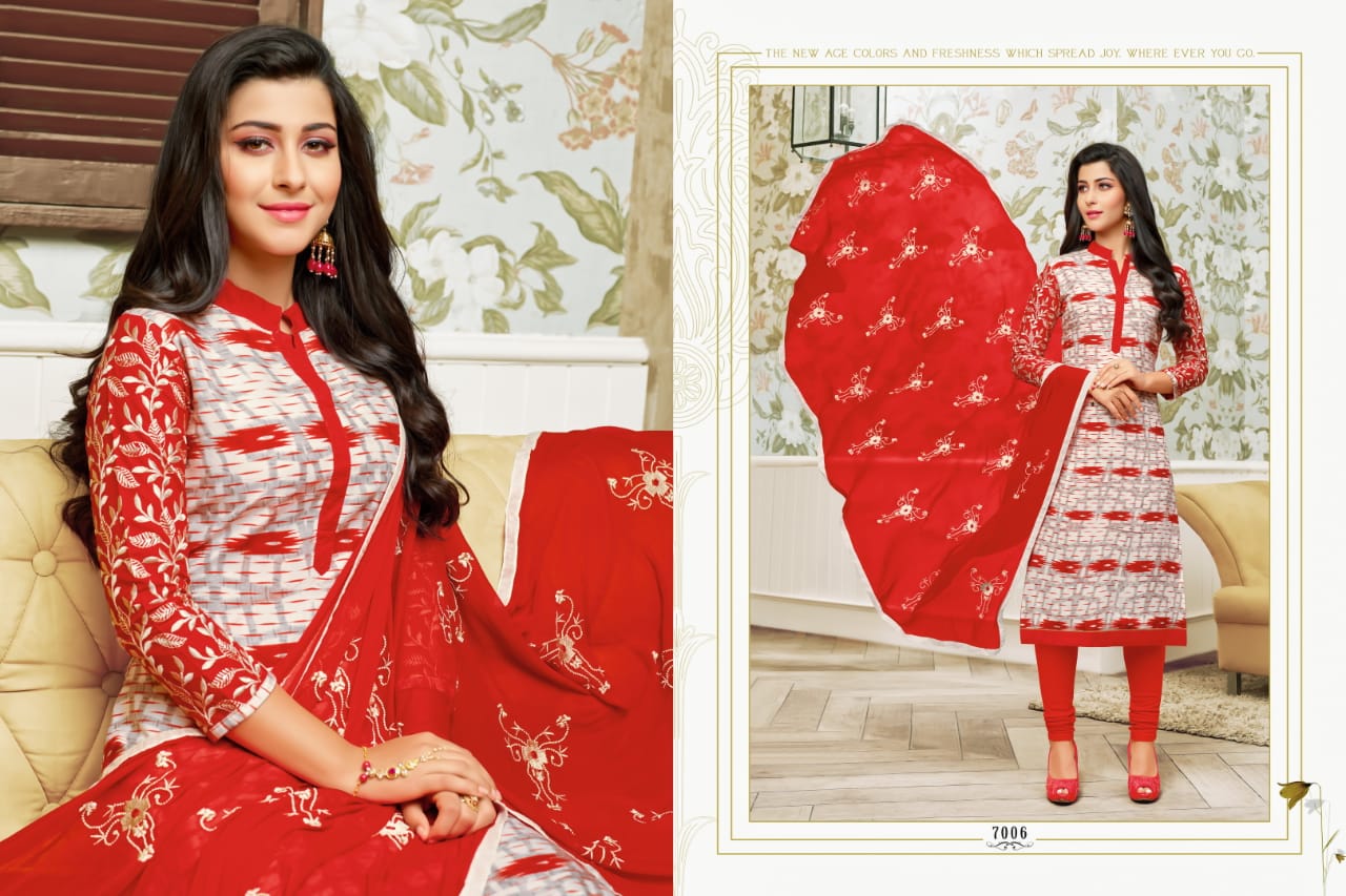 Ray Rayon Vol-5 By Rr Fashion 7001 To 7014 Series Beautiful Suits Stylish Fancy Colorful Casual Wear & Ethnic Wear Rayon & Cotton Dresses At Wholesale Price