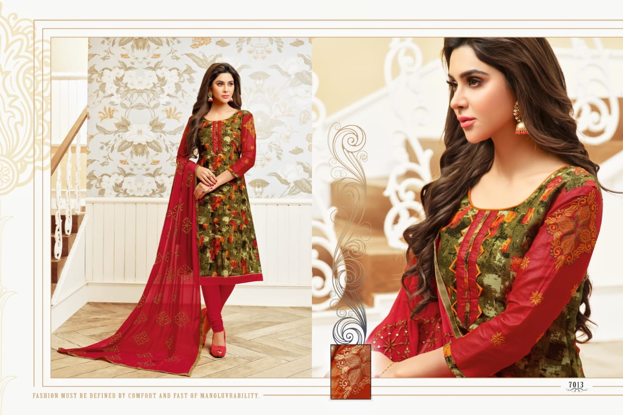 Ray Rayon Vol-5 By Rr Fashion 7001 To 7014 Series Beautiful Suits Stylish Fancy Colorful Casual Wear & Ethnic Wear Rayon & Cotton Dresses At Wholesale Price