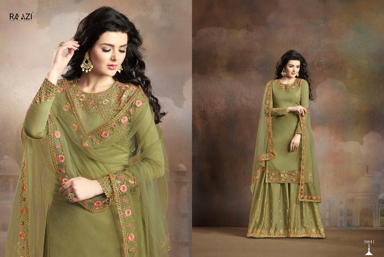 Raazi Taj Collection By Rama Fashion 30009 To 30016 Series Indian Traditional Wear Collection Beautiful Stylish Fancy Colorful Party Wear & Occasional Wear Soft Silk Embroidery Dresses At Wholesale Price