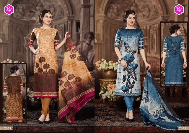 Raziya Karachi By Dk Bandhani 2001 To 2012 Series Beautiful Stylish Fancy Colorful Casual Wear & Ethnic Wear Cotton Karachi Printed Dresses At Wholesale Price
