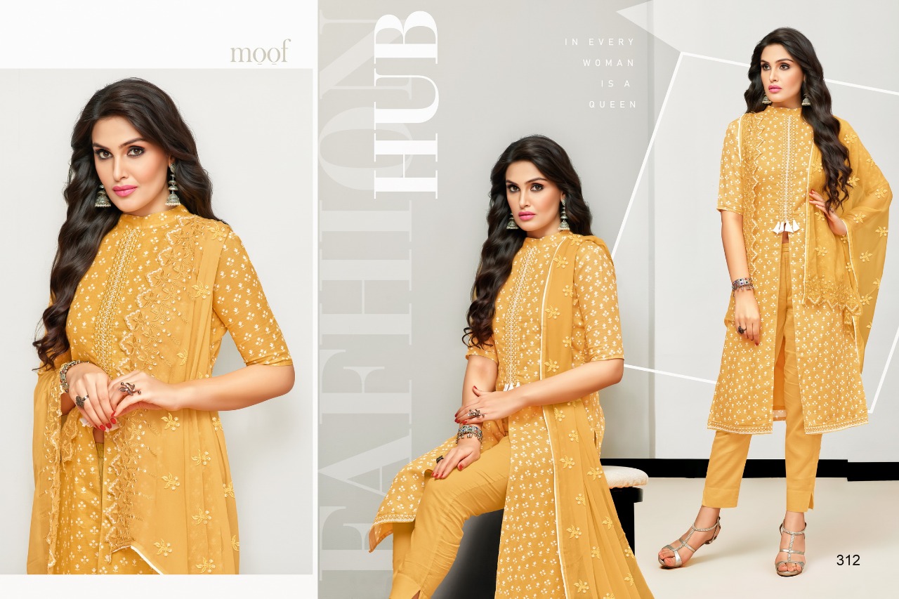 Raziya By Moof Fashion 106 To 112 Series Beautiful Suits Stylish Fancy Colorful Casual Wear & Ethnic Wear Collection Cotton Satin Printed Dresses At Wholesale Price