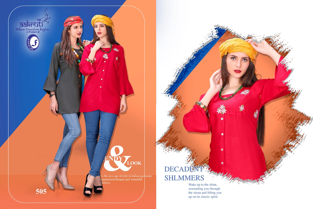 Red Cherry By Aakruti 501 To 510 Series Beautiful Stylish Fancy Colorful Casual Wear & Ethnic Wear Collection Rayon Kurtis At Wholesale Price