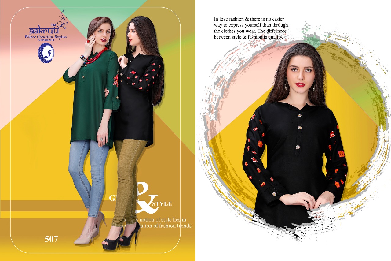 Red Cherry By Aakruti 501 To 510 Series Beautiful Stylish Fancy Colorful Casual Wear & Ethnic Wear Collection Rayon Kurtis At Wholesale Price