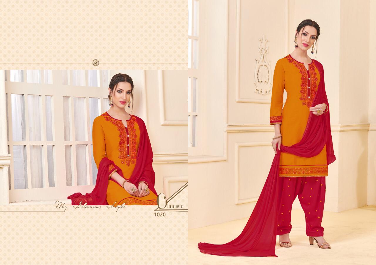 Rediment Patiyala Vol-2 By Ravi Creation 1013 To 1020 Series Beautiful Patiyala Suits Colorful Stylish Fancy Casual Wear & Ethnic Wear Satin Embroidered Dresses At Wholesale Price
