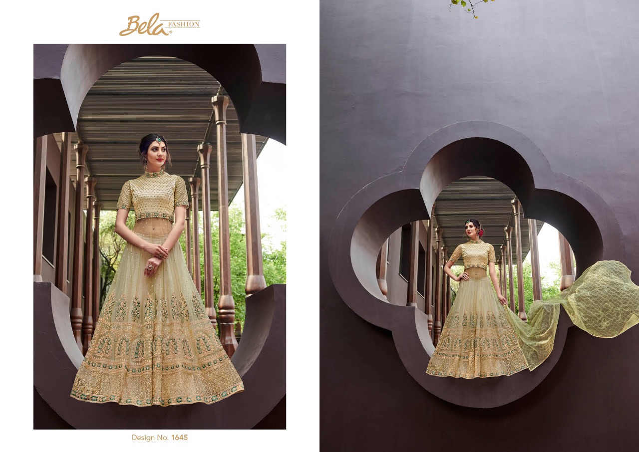 Regal By Bela Fashion 1638 To 1646 Series Designer Wear Collection Anarkali Suits Colorful Stylish Fancy Beautiful Party Wear & Occasional Wear Net Embroidered Dresses At Wholesale Price