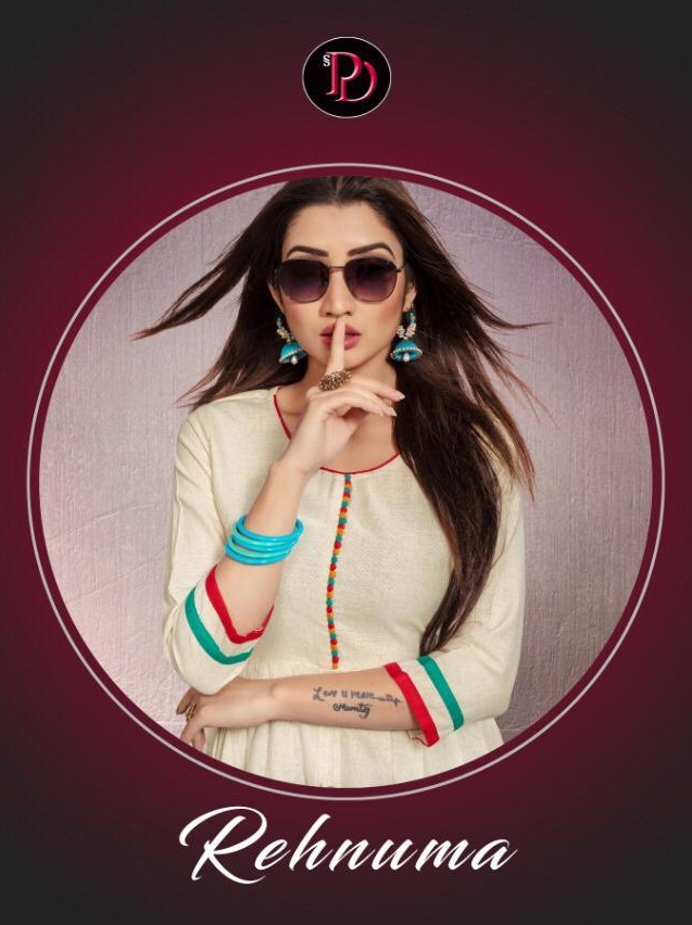 Rehnuma By Poorvi Designer 1001 To 1006 Series Indian Traditional Wear Collection Beautiful Stylish Fancy Colorful Party Wear & Occasional Wear Cotton Flex With Embroidery Kurtis At Wholesale Price