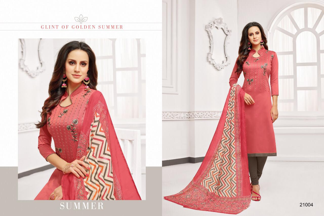 Relssa 21001 Series By Relssa 21001 Ot 21012 Series Indian Traditional Wear Collection Beautiful Stylish Fancy Colorful Party Wear & Occasional Wear Soft Cotton Work Dresses At Wholesale Price