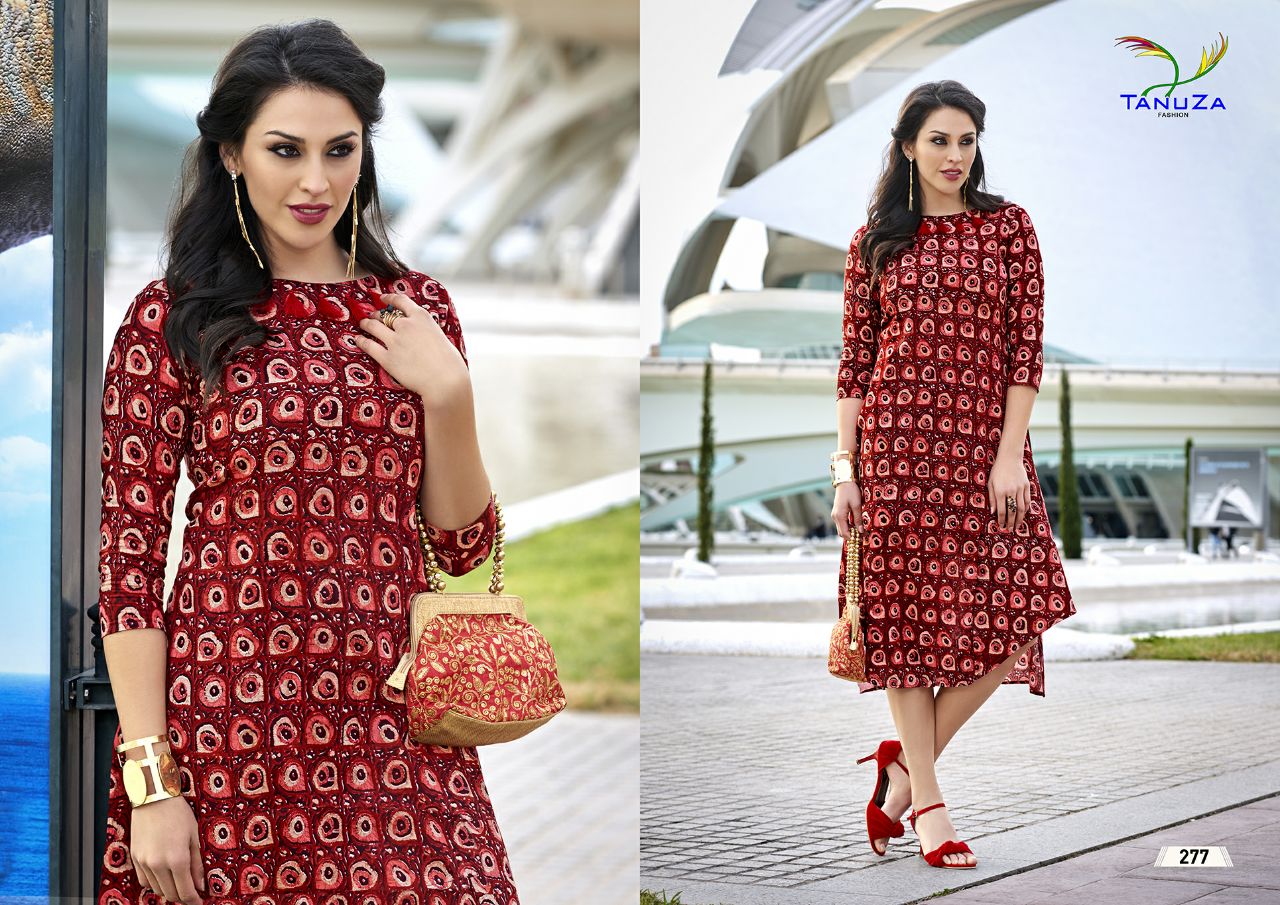Reshmi By Tanuza Fashion 276 To 286 Series Beautiful Stylish Colorful Fancy Casual Wear & Ethnic Wear Collection Cotton/ Rayon/ Georgette Kurtis At Wholesale Price