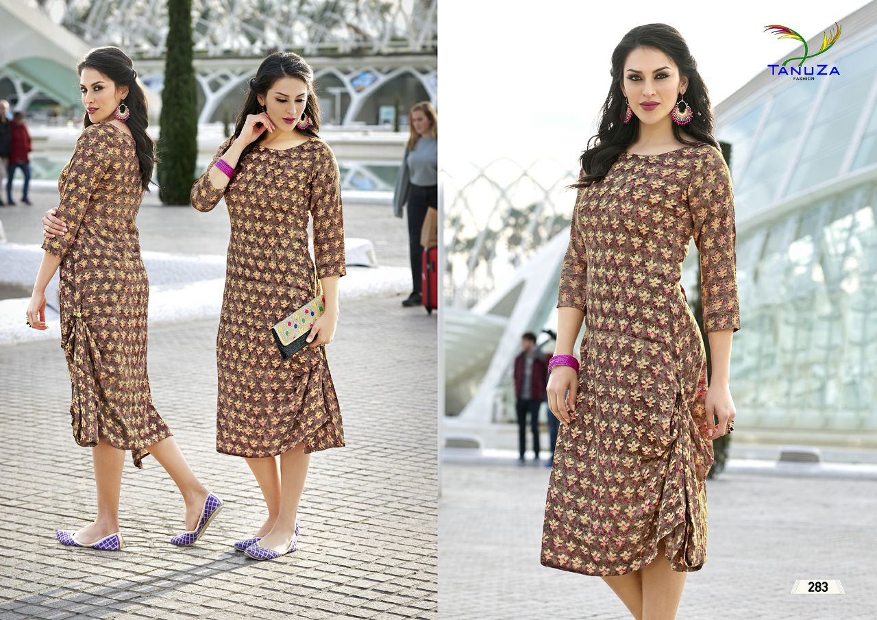 Reshmi By Tanuza Fashion 276 To 286 Series Beautiful Stylish Colorful Fancy Casual Wear & Ethnic Wear Collection Cotton/ Rayon/ Georgette Kurtis At Wholesale Price